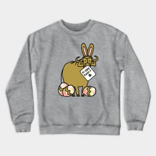 Happy Easter Bunny Ears Ox Crewneck Sweatshirt